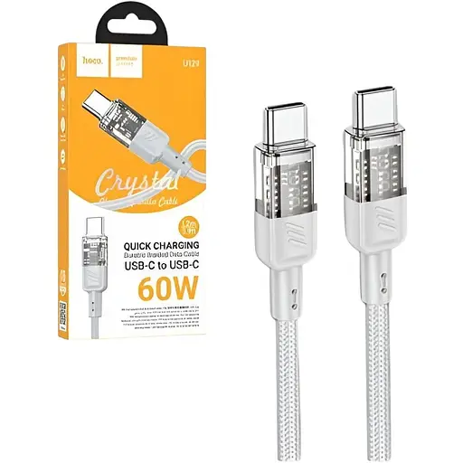 USB кабель Hoco U129 Type-C/Type-C PD60W 1 м