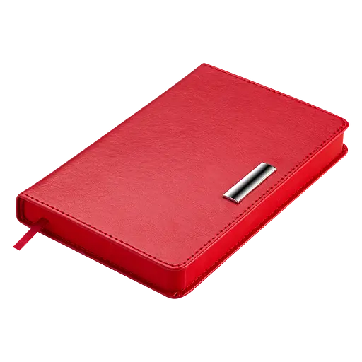 Ежедневник недатированный Buromax Salerno A6 искусственная кожа 336 страниц красный (BM.26030-05) - фото 4