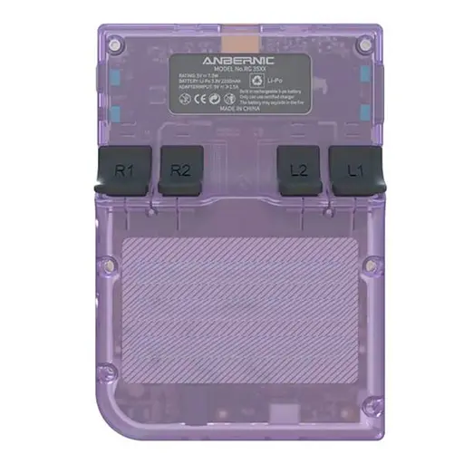 Игровая консоль Anbernic RG35XX + 5000 Игр 64GB (Purple Transparent) - фото 3