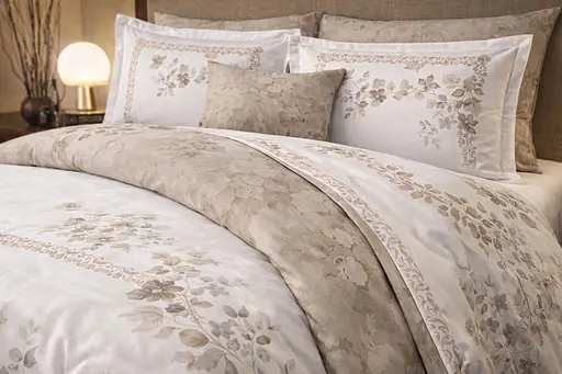 Комплект постільної  білизни євро 200х220  сатин Premium Lux комбінований TC303376176 - фото 2