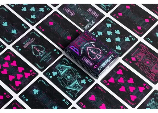 Карты игральные United States Playing Card Company Cyberpunk Cybercity (ВС_КИБК) - фото 3