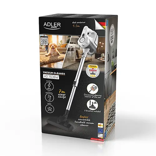 Пылесос ручной Adler AD 7036w - фото 9