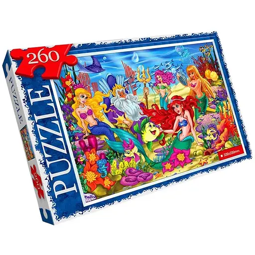 Пазли дитячі Danko Toys Русалочка C260-12-08, 260 елементів