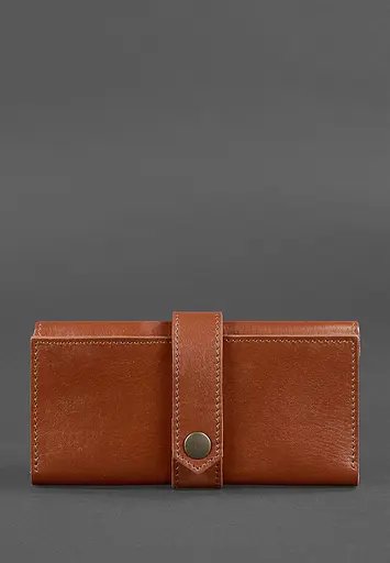 Шкіряне портмоне 3.0 світло-коричневе - фото 2