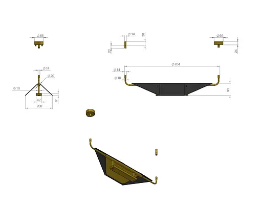 Подвес LA, PikArt арт. 26274 70 см - фото 2