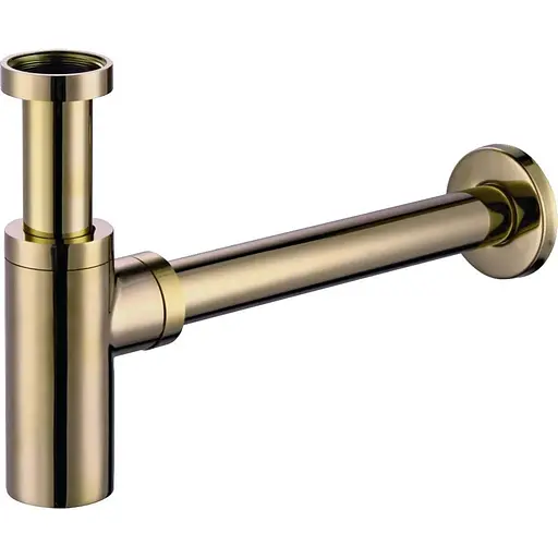 Сифон для раковини VBI brushed gold універсальний VBI-059100BG, Золотий - фото 1