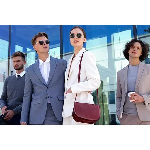 Кожаная женская сумка кросс-боди Time Resistance 25х18х9 см sum0026312 - фото 10