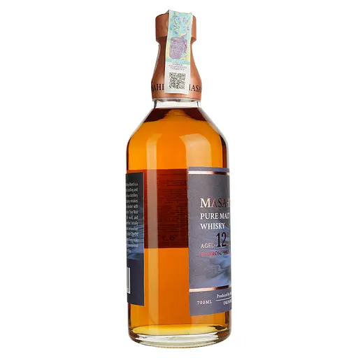 Віскі Masahiro Pure Malt Oloroso Sherry Cask 12 Year Old 43% 0.7 л в подарунковій упаковці - фото 2