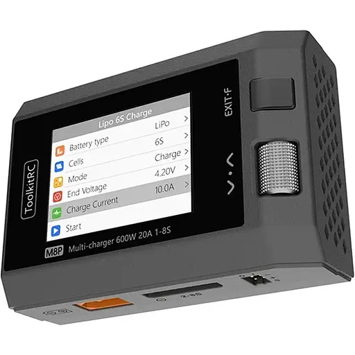 Зарядное устройство ToolKitRC M8P 600W 25A для FPV 1-8S черный (18760) - фото 2