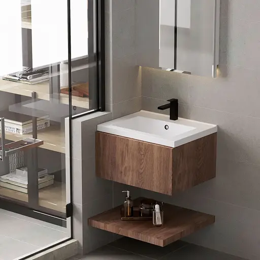 Раковина глянцева врізна Amidicon Cosmo 60 600x450 з литого каменю Cosmopolite_60_HL, Білий - фото 9