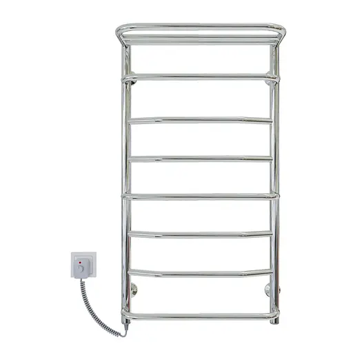 Электрический полотенцесушитель Kosser Лотос 900x500/8 ЕL рег. ДЛ02EL, Хром, Левое - фото 2