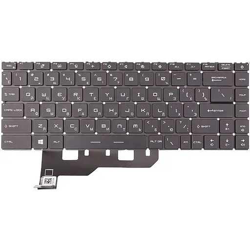 Клавиатура PowerPlant для ноутбука MSI GE66 с подсветкой