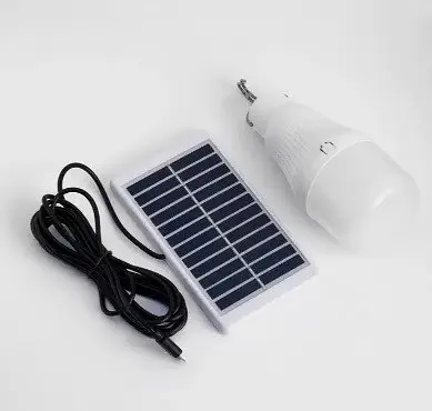 Фонарь аккумуляторная лампа CcLamp CL-022 LED солнечная панель 10 Вт - фото 4