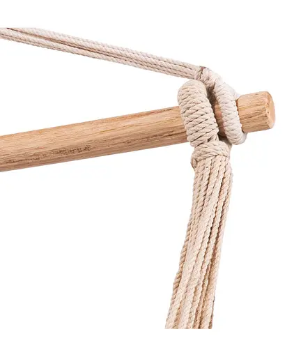 Підвісне крісло гамак бразильський стілець Heckermann + 2 подушки Gray - фото 8