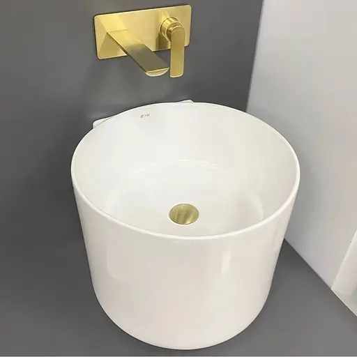 Умивальник VBI Levanto white накладний підвісний VBI-016600, Білий - фото 1