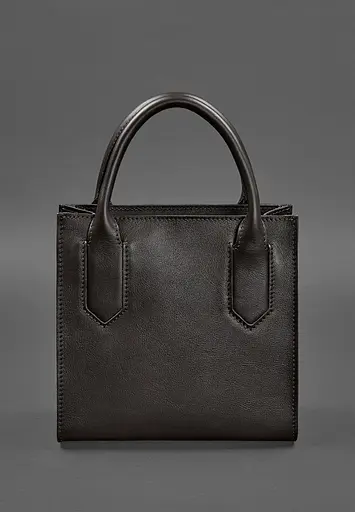 Шкіряна жіноча сумка-кроссбоді темно-кориичнева - фото 6