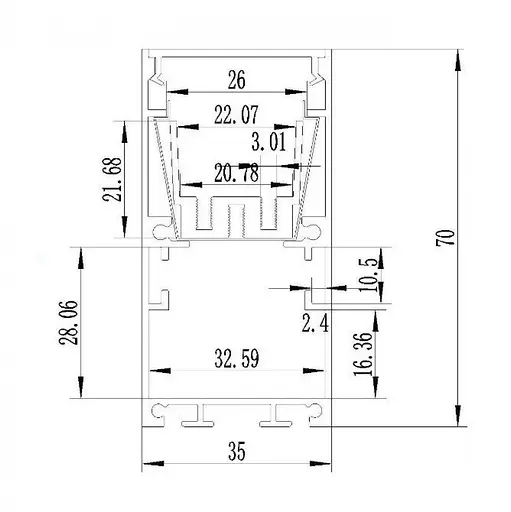 Светильник подвесной KLOODI KD-KLP3570 2000 60W 4K BK - фото 2