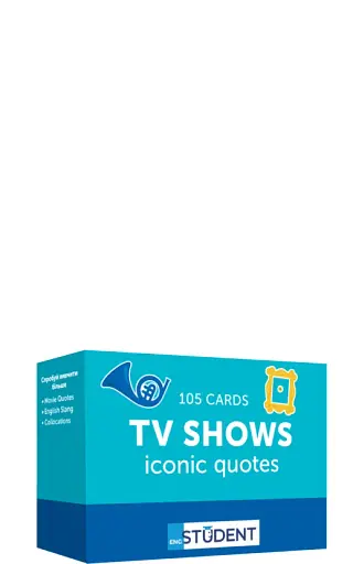 Картки для вивчення англійських слів. TV Shows (105) англійська