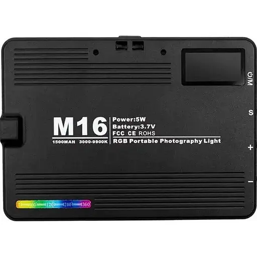 Накамерне світло DK M16 LED RGB [129244]