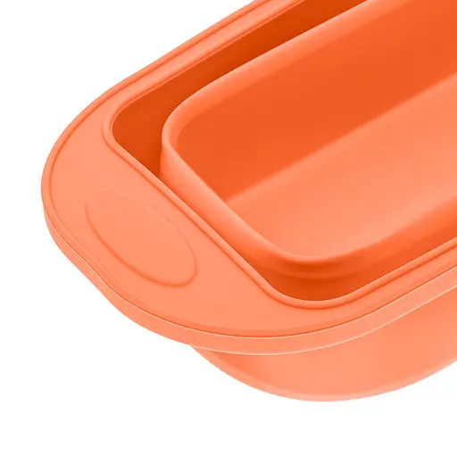 Форма для выпечки хлеба силиконовая 29.5х12.3х11 см, Profsil Оранжевый 86798 - фото 4