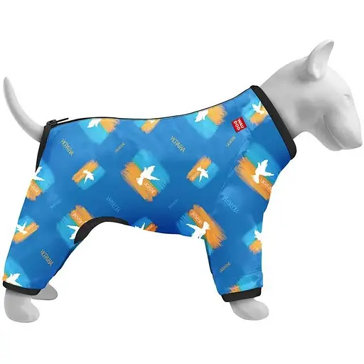 Вітровка для собак Waudog Clothes, малюнок "Прапор", L50 - фото 2