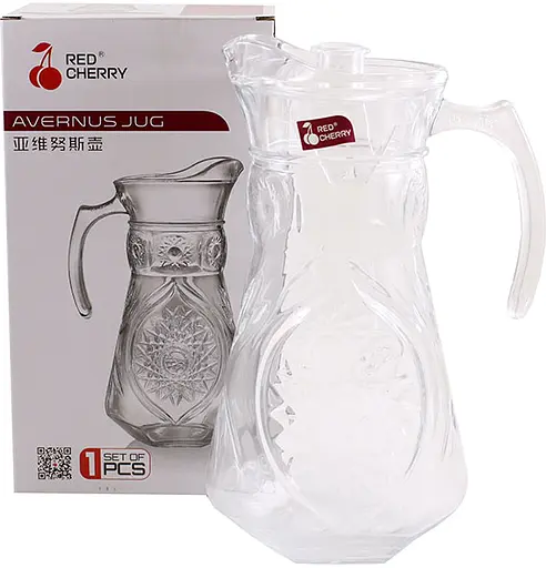 Кувшин Interos стеклянный XMK01-6 1.8 л (000029958) - фото 1