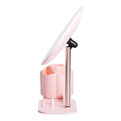 Подарунковий бокс: фен-стайлер 5 в 1 з іонізацією + косметичне дзеркало з LED підсвічуванням + набір прозорих дорожніх косметичок CP2026-13 - фото 5