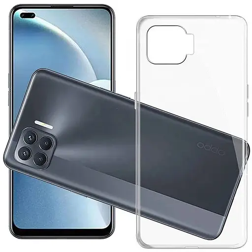 TPU чехол Epic Transparent 1,5mm для Oppo A73 Бесцветный (прозрачный)