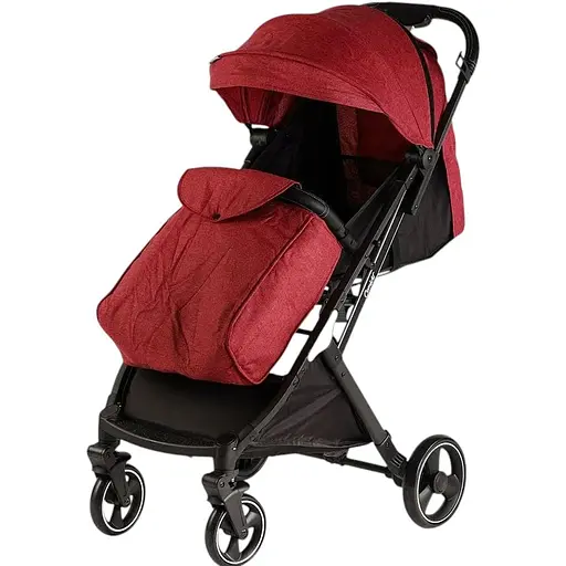 Прогулочная детская коляска Joy Comfort L-52304 со стальной рамой, футкавером и подстаканником