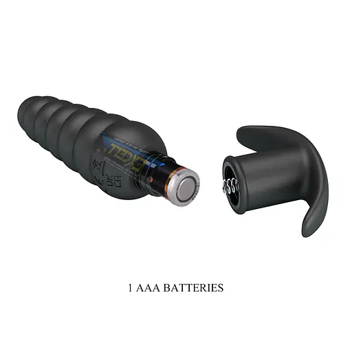 Анальна пробка Pretty Love Aeolis 11 см (чорний) - фото 13