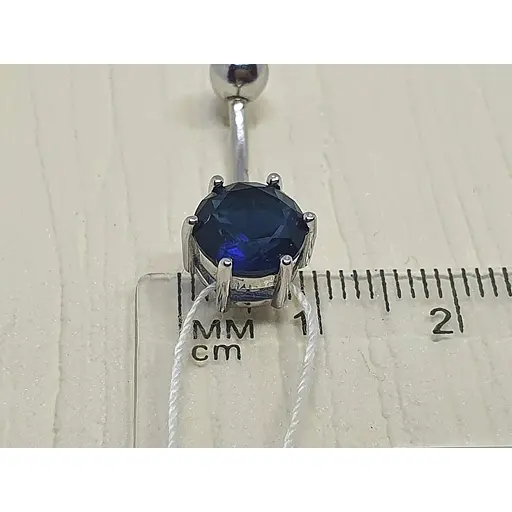 Срібна сережка для пірсингу пупка Silvex 925. ПР2ФС/027 - фото 5