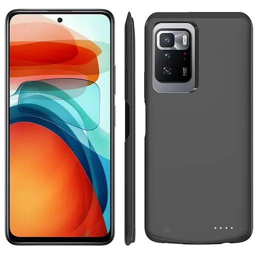 Чехол-аккумулятор XON PowerCase для Xiaomi Redmi Note 10 Pro 6800 mAh Черный (PCBS3410368B 2926) - фото 1