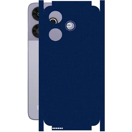 Защитная пленка StatusSKIN для Xiaomi Poco M6 Plus Корпус Винил Синий металлик