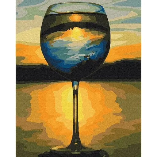 Картина по номерам на підрамнику Brushme Небесний напій - фото 1