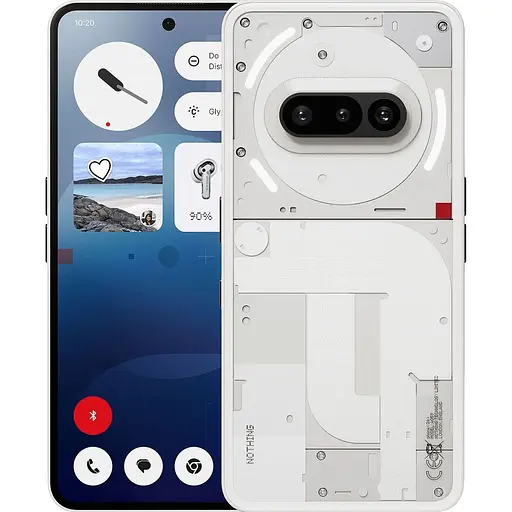 Смартфон Nothing Phone (3a) 8/128 GB White [131181]