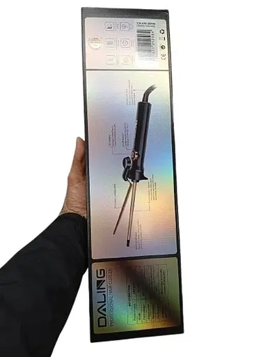 Плойка Daling DL-5258 с керамическим покрытием LED-индикатор 120-210 °C Черный/Оранжевый - фото 3