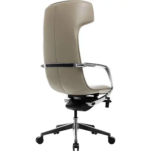 Офісне крісло GT Racer X-003F Leather, темно-бежеве (X-003F LEATHER Dark Beige) - фото 5