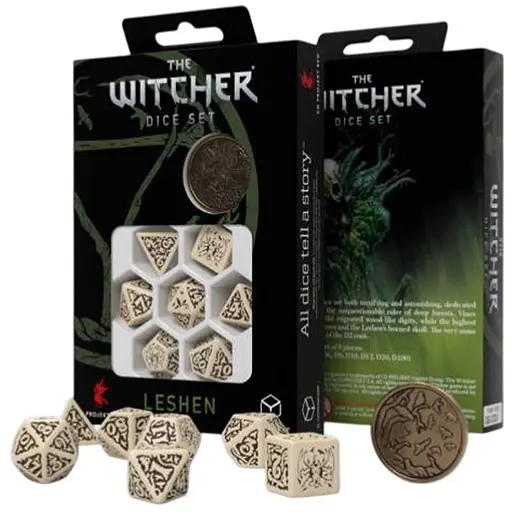 Набор кубиков The Witcher Dice Set. Leshen - The Master of Crows , 7 шт. (SWLE01) - фото 1