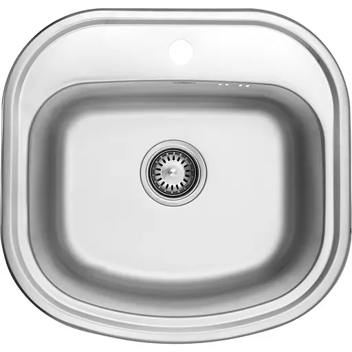 Кухонна мийка Kroner KRP Satin - 4749 (0,8 мм) (CV022758) - фото 1