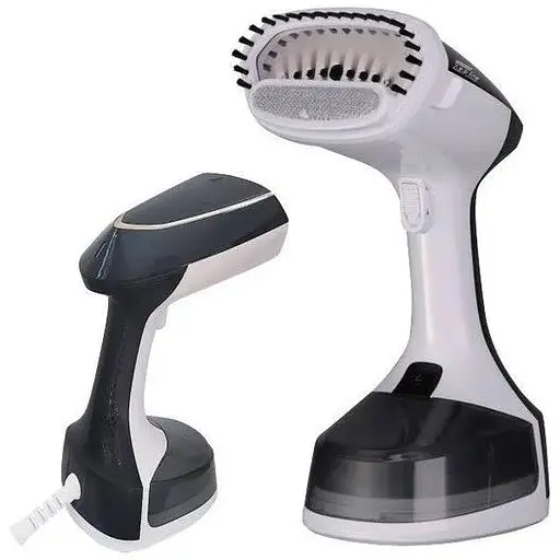 Вертикальний ручний відпарювач 0.2л парова праска для прасування одягу 2200Вт Zepline ZP-204 Біло-чорний - фото 1