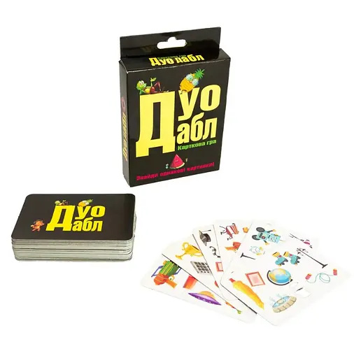 Настільна гра Дуо Дабл, 9.1x11.5x2.2 см, Стратег, 30218 (українською)