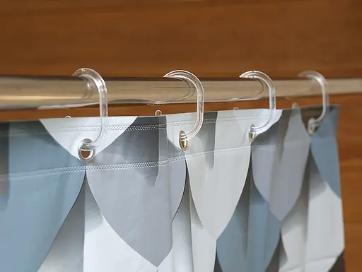 Шторка для ванної кімнати Woko Holly 180х180 із 12-ма кільцями - фото 5