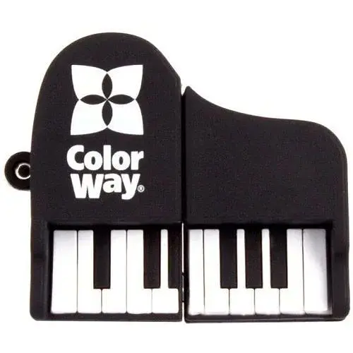Флеш накопитель USB 32Gb ColorWay "Piano" черный USB 3.0 (CW-USBPO32) - фото 1