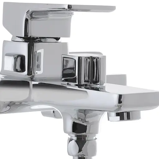 Смеситель для ванны Mixxus Premium Kvadro 009 Euro MI5806 Хром - фото 2