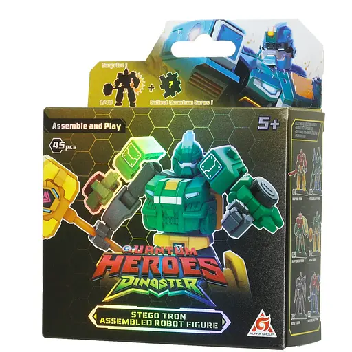 Детский робот-конструктор Стего Трон Dinoster EU580881A-4 45 деталей - фото 3