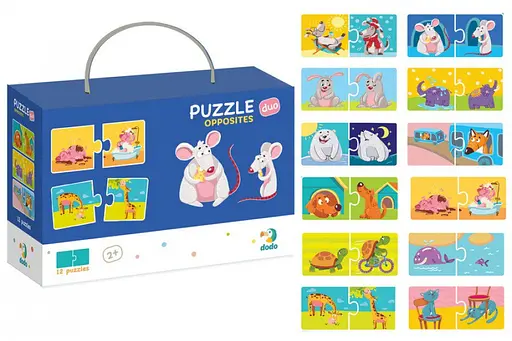 Детские пазлы Противоположности DoDo 300151, 24 элемента - фото 2