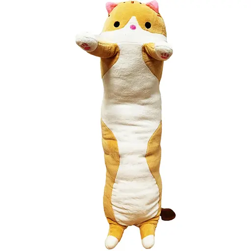 М'яка іграшка антистрес Bambi Кіт батон 70 см різнокольорова