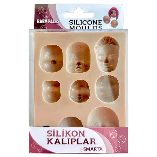 Силіконовий молд Дитячі обличчя Smarta - фото 1