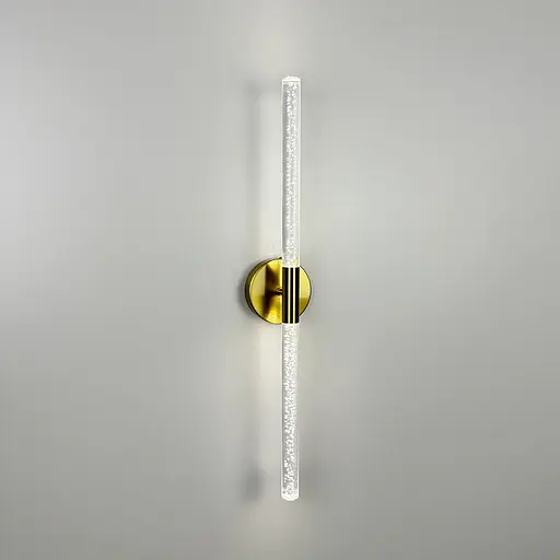 Настінний світильник в латунному корпусі 60 см Арт. W 013/600 FGB Line F - фото 1