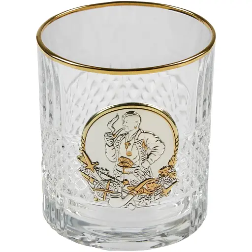 Подарунковий набір склянок для віскі Boss Crystal "Гербовий з козаками": графін - фото 5